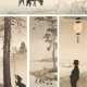 Lot: 7 Farbholzschnitte von Ohara Koson/Shoson (1877–1945) - photo 1