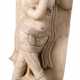 Sehr grosse indische Skulptur einer weiblichen Subgöttin aus Marmor - Foto 1