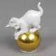 Rosenthal Katze auf Goldkugel - photo 1