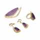 3-teiliges Schmuckset mit Amethysten - photo 1