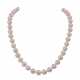 Perlenkette aus feinen Akoyazuchtperlen, - photo 1
