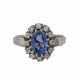 Ring mit hellblauem Saphir ca. 2,3 ct - photo 1