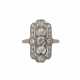 Ring mit Diamanten zusammen ca. 1 ct, - photo 1