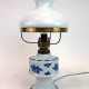 Lampe / Stehlampe: Porzellan mit Kobaltdekor. - Foto 1