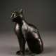 SKULPTUREN Bastet-Katze Nachguss des ägyptischen Vorbildes - photo 1