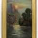 Jugendstil Gemälde - Quappe, M. 1911 - Foto 1