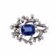 SCHILLING Brosche mit Tansanit ca. 4.5 ct - photo 1