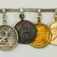 Baden: Miniaturenkette eines Trägers der Silbernen Karl Friedrich Militär Verdienst Medaille. - Foto 1