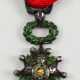 Frankreich: Orden der Ehrenlegion, 9. Modell (1870-1951), Ritterkreuz Miniatur - mit Diamant-Besatz. - Foto 1