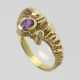Amethyst Ring mit Brillant - Gelbgold 585 - Foto 1