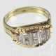 Art Deco Diamant Ring - Gelbgold/Weissgold 585 - photo 1