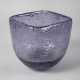 Glasschale violett mit unregelmäßigen Luftblasen - photo 1