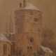 Theodor Verhas, zugeschrieben, Mittelalterlicher Turm - фото 1