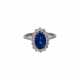 Ring mit Saphir ca. 4,44 ct, unbehandelt, - фото 1