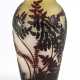 Jugendstil-Vase mit Farndekor - Foto 1