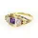 Allianzring mit Amethyst und Diamanten - фото 1