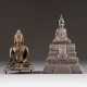 ZWEI SITZENDE BUDDHAFIGUREN - photo 1