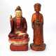 2 Buddhas aus Holz. ASIEN - Foto 1