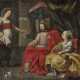 Flämisch, 17. Jahrhundert. Christus im Haus von Maria und Martha  - Foto 1