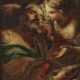Italien (?), 17. Jahrhundert. Heiliger mit Engel (Evangelist Matthäus?) - Foto 1