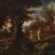 Unbekannt, 17. Jahrhundert. Waldlandschaft mit Figurenstaffage - Foto 1