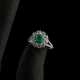 Smaragd-Diamant-Ring - Foto 1