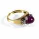 RING, RUBIN-CABOCHON C.3,7 CT. - фото 1