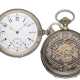 Taschenuhr: äußerst prächtige Tula-Savonnette Rotgold/Silber, Ankerchronometer hochfeiner Qualität, B. Haas Jne & Cie Geneve No.16067, ca.1890 - Foto 1
