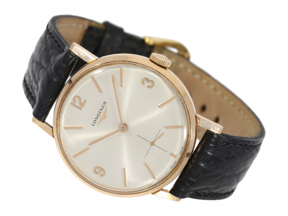 Watch red gold Longines men s watch reference 7515 CA. 1960