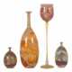 3 Vasen und ein Stengelglas Glasmanufaktur Schmid - Foto 1