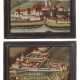 Landschaftsmaler des 18./19. Jahrhundert ''Ansicht zweier Klosteranlagen'' - Foto 1
