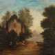 Landschaftsmaler des 19. Jahrhundert wohl England. ''Bewaldete Ideallandschaft'' - Foto 1