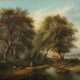 Desgranges Maler des 19. Jahrhundert. ''Flusslandschaft'' - photo 1