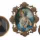 Miniaturenmaler 1. Drittel 20. Jahrhundert Konvolut 3 Miniaturen mit weiblichen und männlichen Portraitdarstellungen - Foto 1