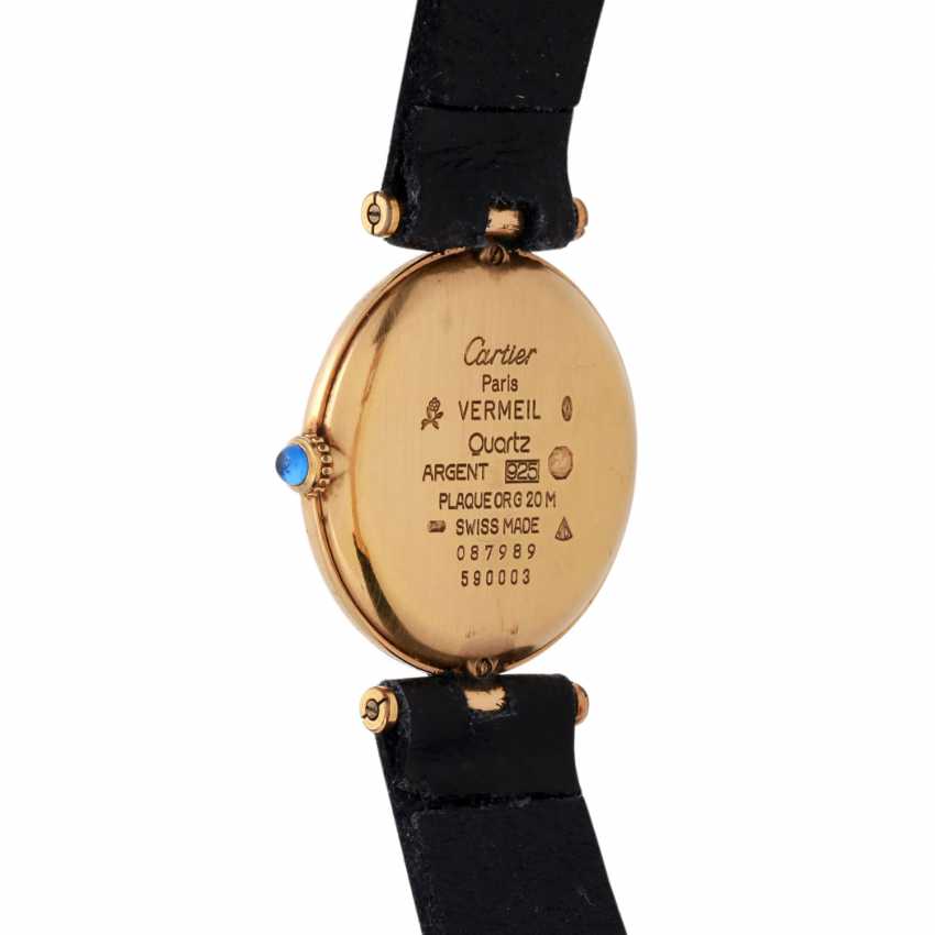 Auction Cartier Vermeil Ref 590003 Watch Buy Online By Veryimportantlot Com Auction Catalog Jewelry Watches Porcelain Silver Luxury Watches Amp Accessories From 04 04 2020 Photo Price Auction Lot 404