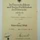 Eisernes Kreuz, 1939, 2. Klasse Urkunde für einen Oberfeldwebel der 11./ I.R. 501 - Conrad-Oskar Heinrichs. - photo 1