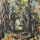 Kunstdrucke, 20. Jahrhundert, Weg in Chantilly nach Cézanne - Foto 1