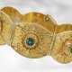 Armband: außerordentlich dekoratives Goldschmiedearmband mit Turmalinen, Unikat, Handarbeit im antikem Stil, mit Expertise, NP €9800 - photo 1
