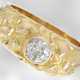 Ring: ausgefallener antiker Goldschmiedering mit einem Altschliff-Diamanten, ca.0,5ct, Jugendstil - фото 1