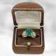 Ring: exklusiver und äußerst hochwertiger Smaragd/Brillantring, hochfeiner Smaragd von ca. 3,97ct, neuwertig, Hofjuwelier Roesner, NP ca. DM 60.000,- - фото 1