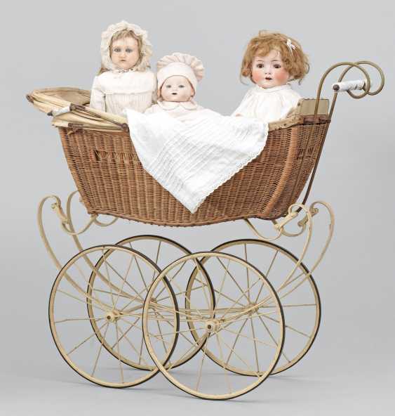 wicker doll carriage prices