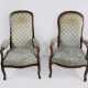 Paar Armlehnstühle/ Voltaire Sessel - Foto 1