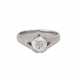 Ring mit Altschliffdiamant ca. 1,2 ct, - фото 1