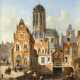 Émile de Cauwer. Ansicht von Mechelen mit Notre Dame de Hanswijk - фото 1