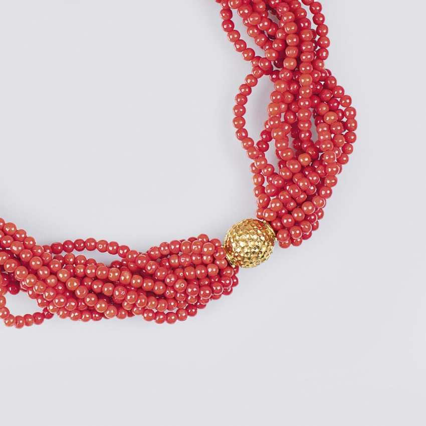 coral necklace price