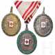 Ehrenzeichen des Roten Kreuzes – drei Medaillen - Foto 1