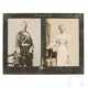 Kaiser Wilhelm II. und Kaiserin Auguste Viktoria - Doppelportrait im silbernen Geschenkrahmen, datiert 1906 - photo 1