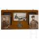 Lothar und Manfred von Richthofen - Foto-Ansichtskarten mit Widmung, im Holzrahmen mit Flugzeugführer-Abzeichen - фото 1