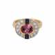 Ring mit rosafarbenem Granat, ca. 1,5 ct, - фото 1