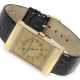 Armbanduhr: äußerst seltene Jaeger LeCoultre Herrenuhr mit Spezialgehäuse "Hooded Lugs" und Zentralsekunde, vermutlich gefertigt für Cartier um 1945-1950 - Foto 1